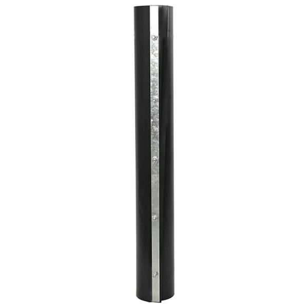 Wurzelbarriere mit Verbindungsschienen Schwarz 1x5 m 1,5 mm HDPE