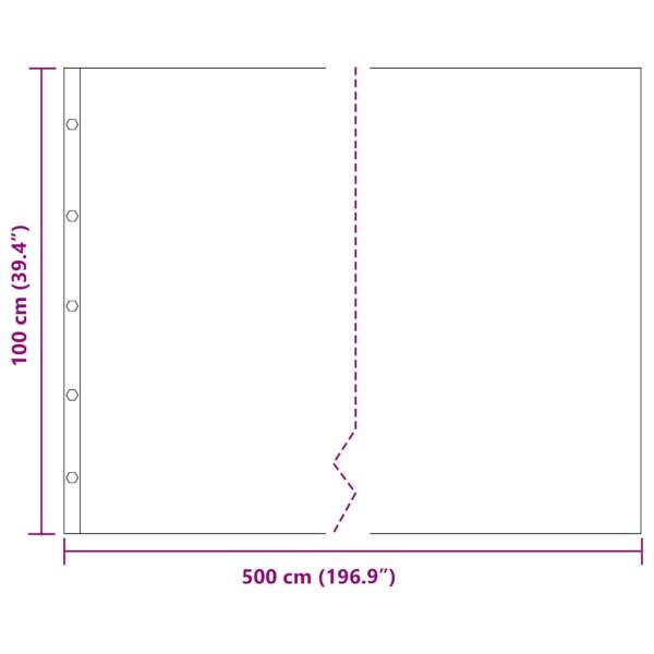 Wurzelbarriere mit Verbindungsschienen Schwarz 1x5 m 1,5 mm HDPE