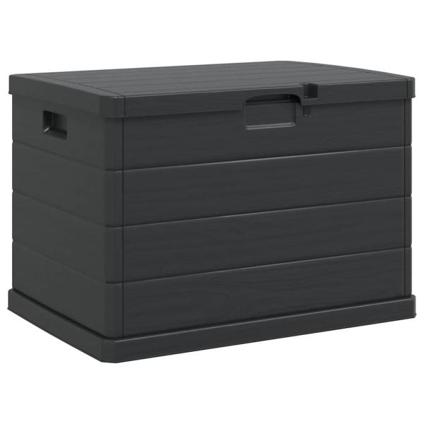 Garten Aufbewahrungsbox - Anthrazit, 77.5 x 54.5 x 53 cm, Kunststoff, 170 L