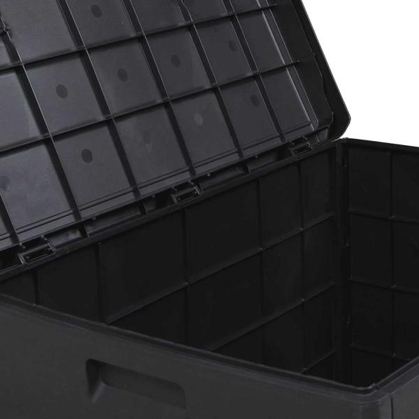 Gartenlagerbox Anthrazit 77,5 x 54,5 x 53 cm Kunststoff