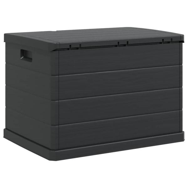 Garten Aufbewahrungsbox - Anthrazit, 77.5 x 54.5 x 53 cm, Kunststoff, 170 L