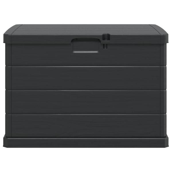 Garten Aufbewahrungsbox - Anthrazit, 77.5 x 54.5 x 53 cm, Kunststoff, 170 L