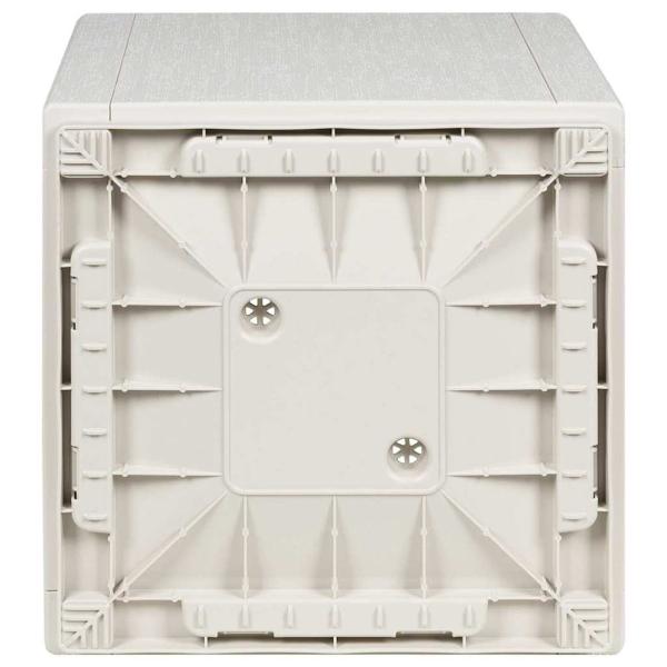 Gartenpflanzer Weiß 36x36x35 cm PP