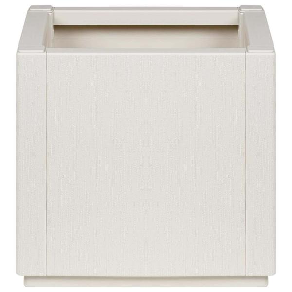 Gartenpflanzer Weiß 36x36x35 cm PP