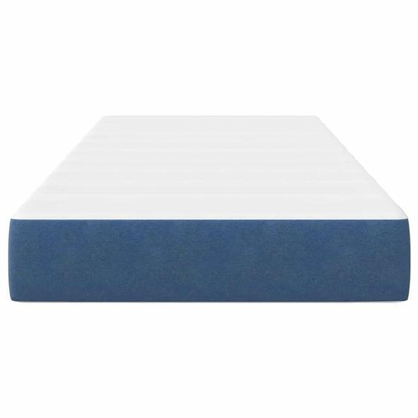 Bettmatratze mit Matratze Blau 80 x 200 cm Stoff