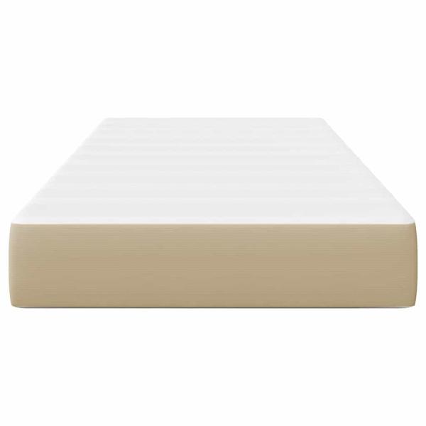 Taschenfederkernmatratze in Hellgrün und Grau, Größe 80x200x20 cm, Stoff