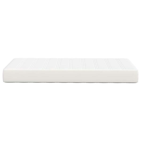 Taschenfederkernmatratze Creme Medium 90x200x20 cm Stoff