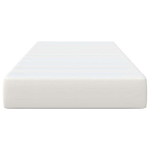 Taschenfederkernmatratze Creme Medium 90x200x20 cm Stoff