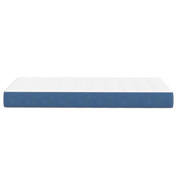 Bettmatratze mit Matratze Blau 90 x 200 cm Stoff