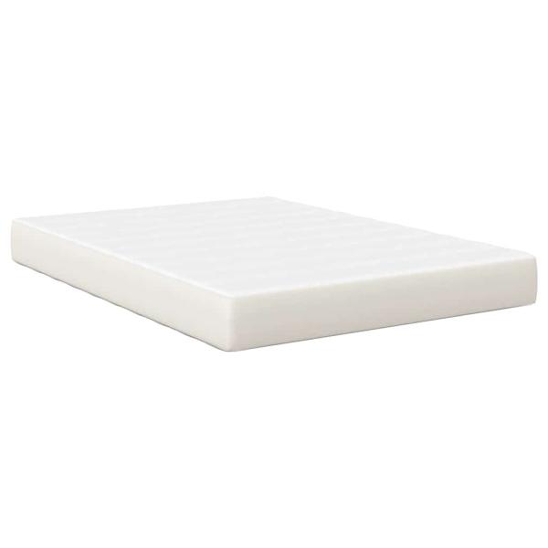 Taschenfederkernmatratze Creme Medium 160x200x20 cm Stoff