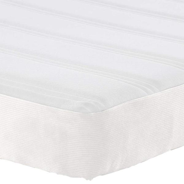 Taschenfederkernmatratze Creme Medium 160x200x20 cm Stoff
