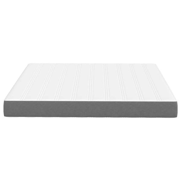 Taschenfederkernmatratze hellgrau, Mittel, 180x200x20 cm, Stoff