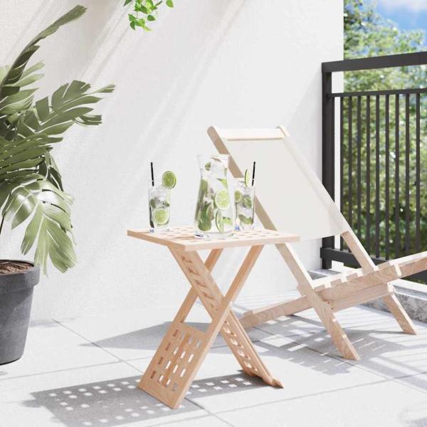 Couchtisch Faltbar 33x33x40,5 cm Massivholz Walnuss