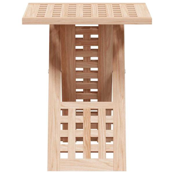 Couchtisch Faltbar 33x33x40,5 cm Massivholz Walnuss