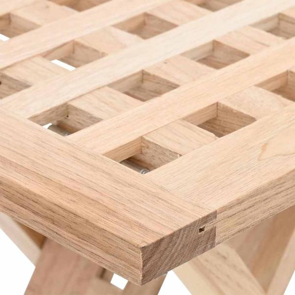 Couchtisch Faltbar 33x33x40,5 cm Massivholz Walnuss