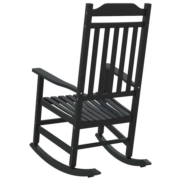 Outdoor Stühle Schwarz Holz Groß Schaukelstuhl Sonstige
