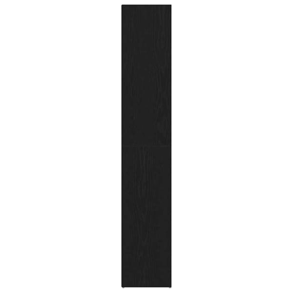 Bücherregal Modular Schwarz Eiche 36x30x171 cm Holzwerkstoff