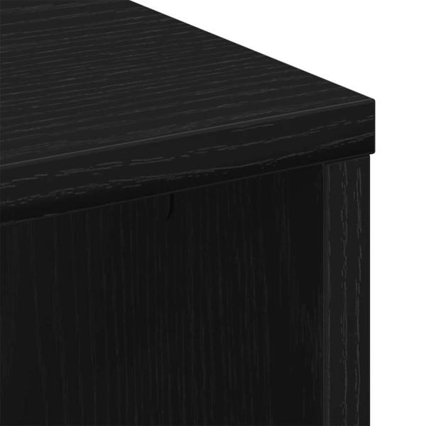 Couchtisch Schwarz Eiche 100x50x40 cm Holzwerkstoff