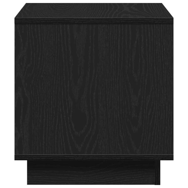 Couchtisch Schwarz Eiche 40x40x43 cm Holzwerkstoff