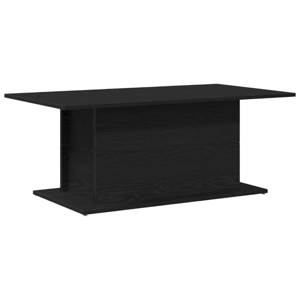 Couchtisch Schwarz Eiche 102x55,5x40 cm aus Holzwerkstoff