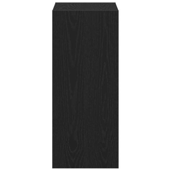 Bücherregal/Raumteiler Schwarz Eiche 40x30x71,5 cm