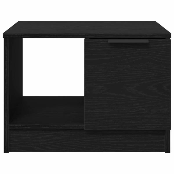 Couchtisch Schwarzes Eichenholz 50x50x36 cm ausWerkstoff