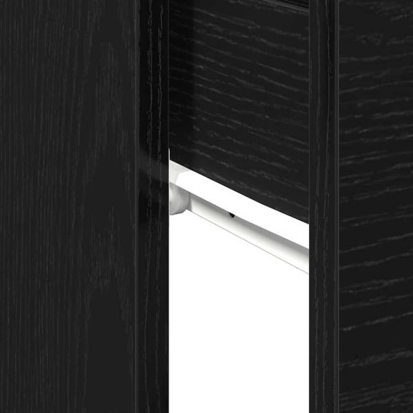 Konsolentisch Schwarz Eiche 90x36x75 cm aus Holzwerkstoff