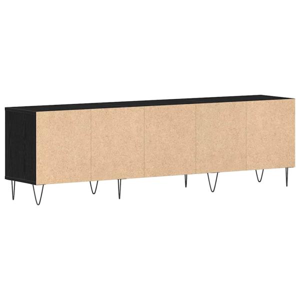 TV-Schrank Schwarz Eiche 150x30x44,5 cm Holzwerkstoff