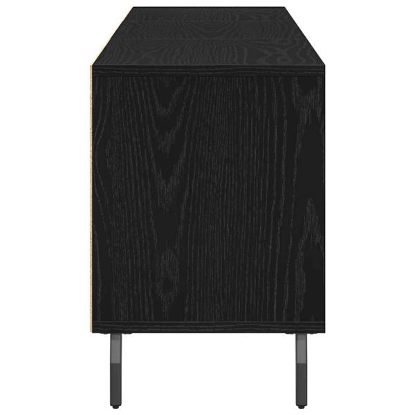 TV-Schrank Schwarz Eiche 150x30x44,5 cm Holzwerkstoff