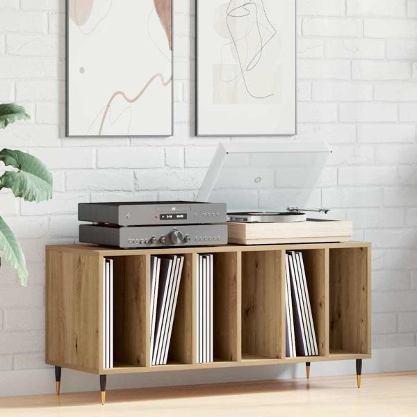 ARDEBO.de - Record Cabinet Artisan Oak 100x38x48 cm Holzwerkstoff