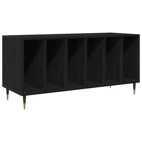 Record Cabinet Schwarze Eiche 100x38x48 cm Werkstoff