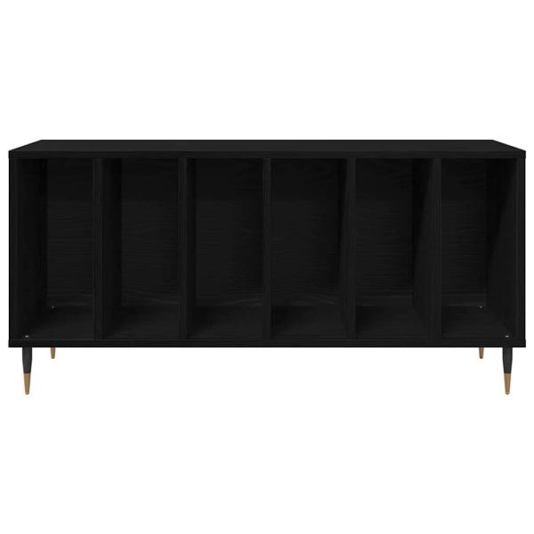 Record Cabinet Schwarze Eiche 100x38x48 cm Werkstoff