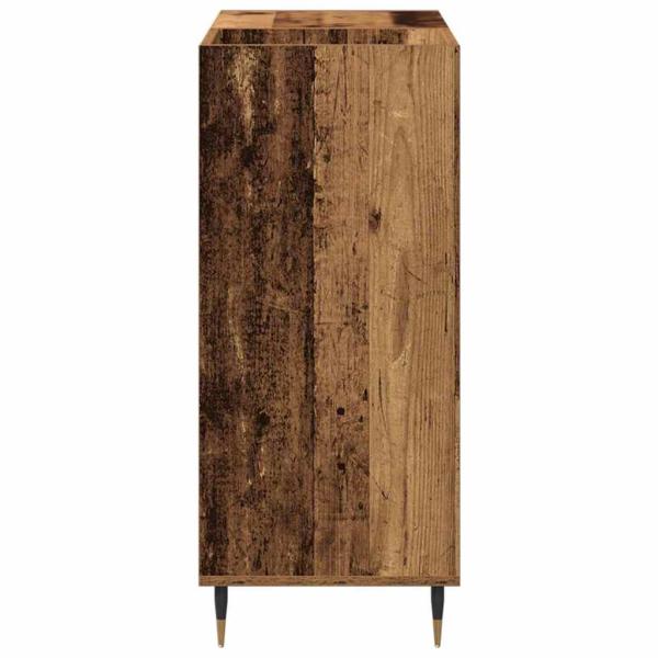 Record Cabinet Alte Holz 84,5x38x89 cm Holzwerkstoff