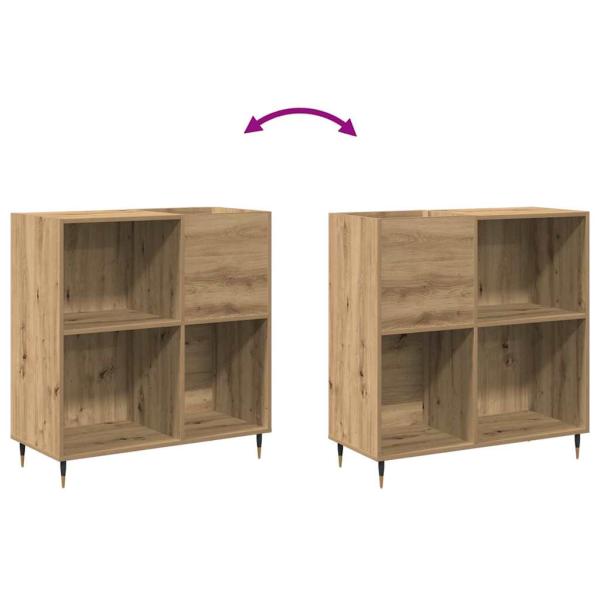Record Cabinet Alte Holz 84,5x38x89 cm Holzwerkstoff