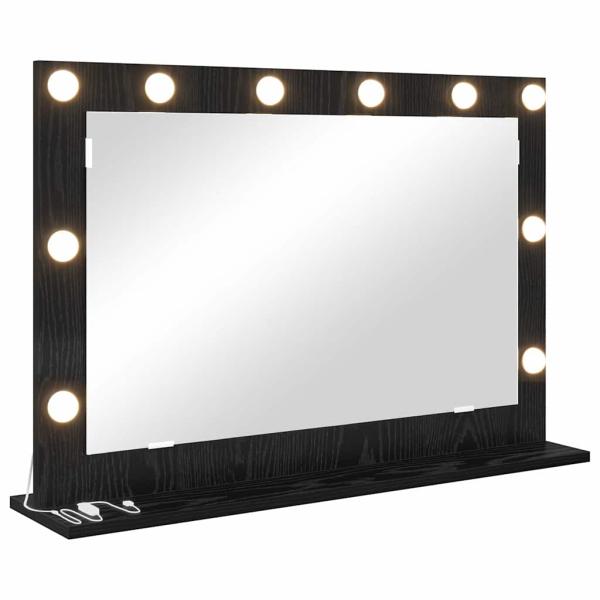 Friseurspeigel Schwarze Eiche Holz 80 x 55 x 18 cm Friseurspeigel