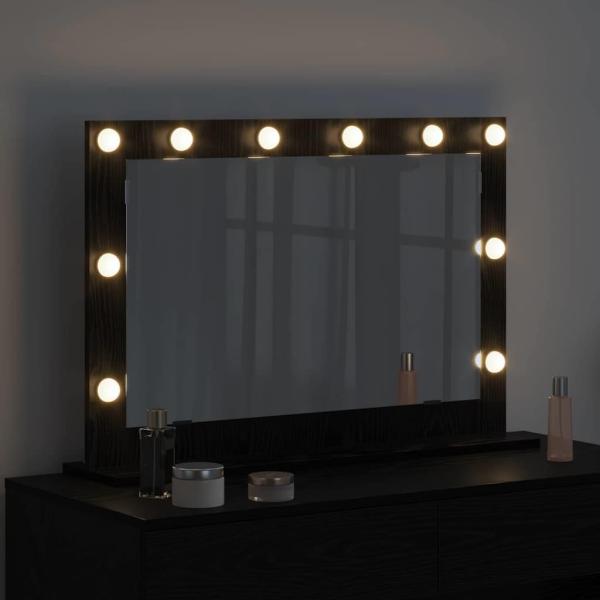 Friseurspeigel Schwarze Eiche Holz 80 x 55 x 18 cm Friseurspeigel