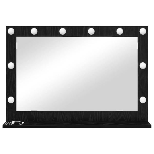 Friseurspeigel Schwarze Eiche Holz 80 x 55 x 18 cm Friseurspeigel
