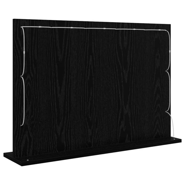 Friseurspeigel Schwarze Eiche Holz 80 x 55 x 18 cm Friseurspeigel