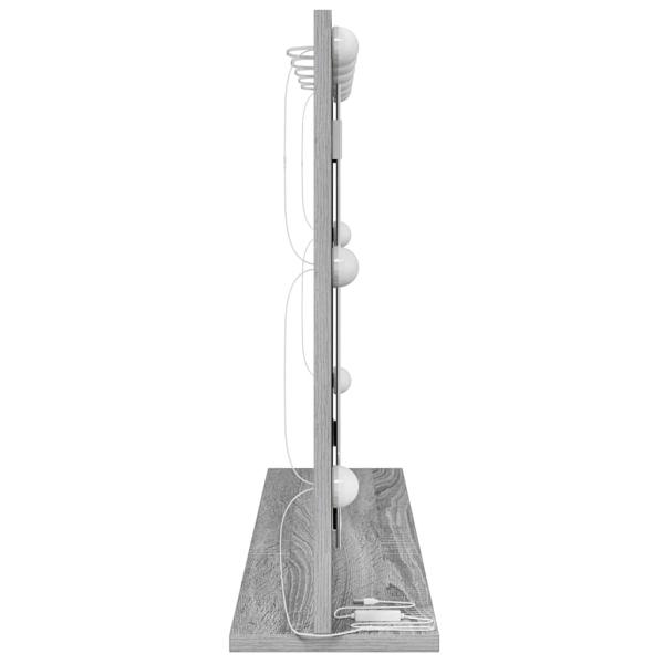 Kosmetikspiegel Grau Sonoma Spanplatte 80 x 55 x 18 cm