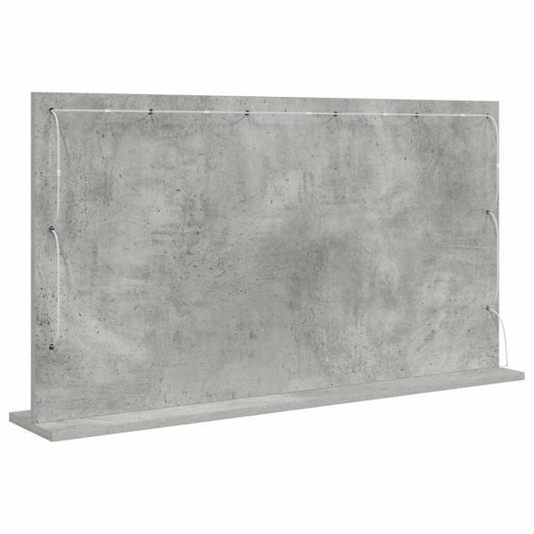 Kosmetikspiegel Beton grau Beton 100 x 55 x 18 cm Spiegel