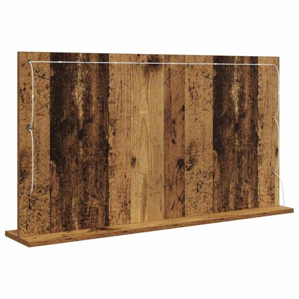 Kosmetikspiegel Altes Holz Holz und Glas 100 x 55 x 18 cm Spiegel