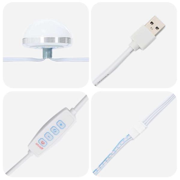 Kosmetikspiegel Grau Sonoma Holzwerkstoff, Glas 80 x 45 x 18 cm