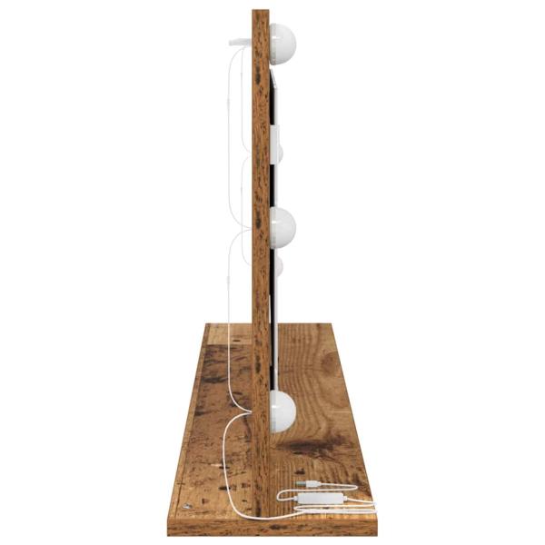 Kosmetikspiegel Altes Holz Holz 100 x 45 x 18 cm Spiegel