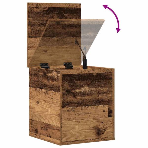 Aufbewahrungsbox aus altem Holz 40x42x46 cm Ingenieurholz