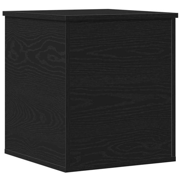Aufbewahrungsbox Schwarz Eiche 40x42x46 cm aus Holzwerkstoff