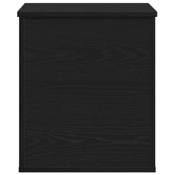 Aufbewahrungsbox Schwarz Eiche 40x42x46 cm aus Holzwerkstoff