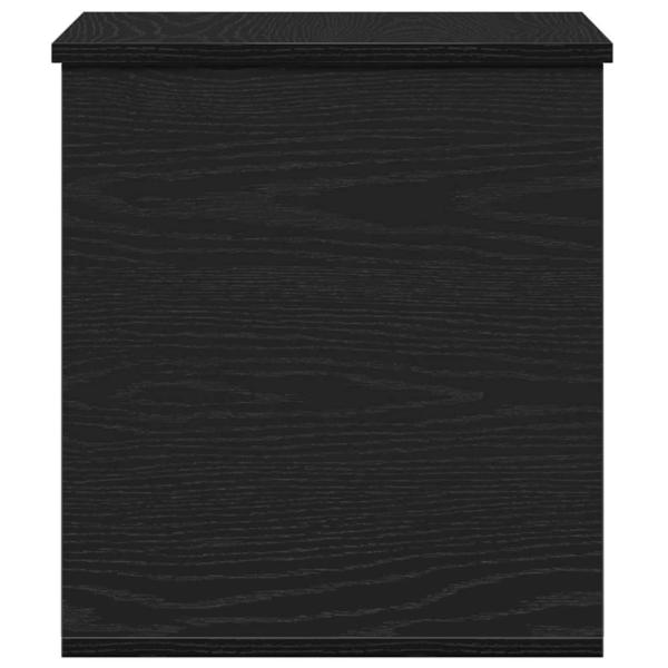 Aufbewahrungsbox Schwarz Eiche 40x42x46 cm aus Holzwerkstoff