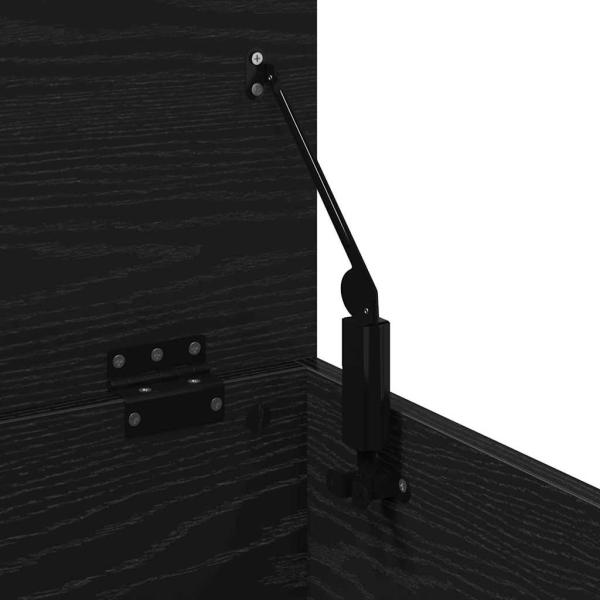 Aufbewahrungsbox Schwarz Eiche 40x42x46 cm aus Holzwerkstoff
