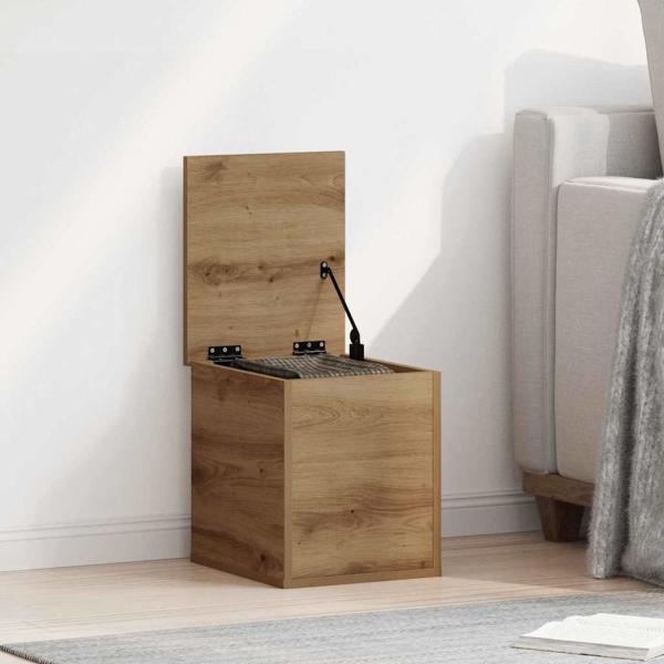 ARDEBO.de - Aufbewahrungsbox Artisan Eiche 30x35x35 cm Holzwerkstoff