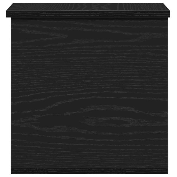 Aufbewahrungsbox Schwarz Eiche 30x35x35 cm Holzwerkstoff